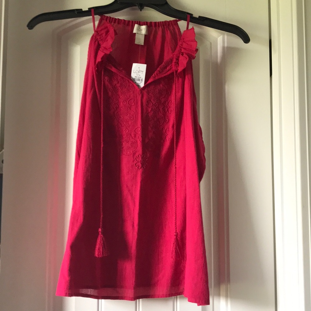 Loft Tank With Tassel Detail